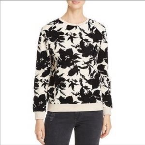 Scotch & soda | Velvet floral print sweatshirt